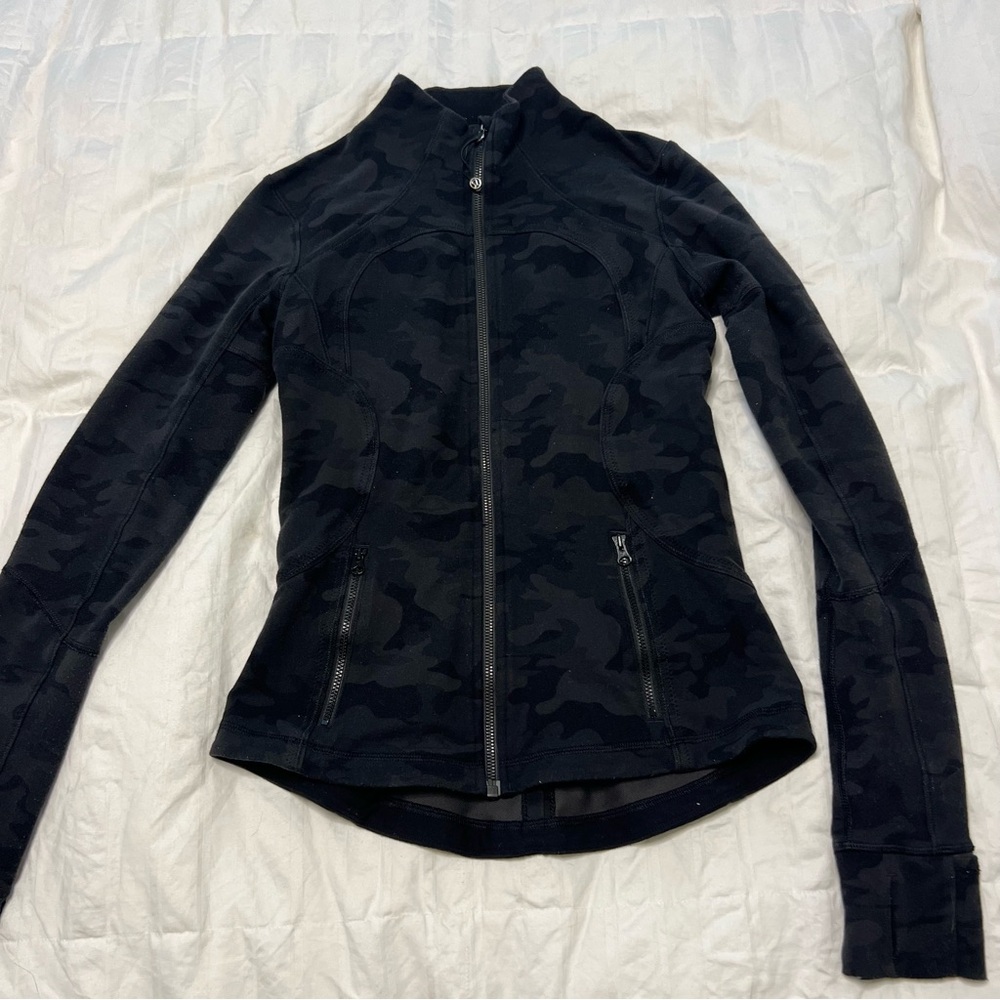 lululemon Black Camo define Jacket